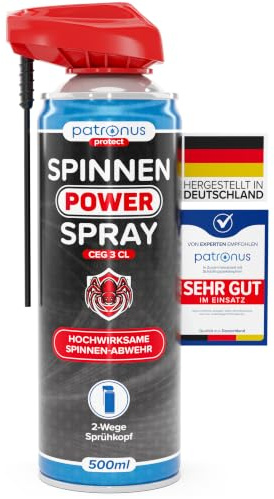 Patronus Spinnen Power Spray mit effektiver Sofortwirkung [500 ml]
