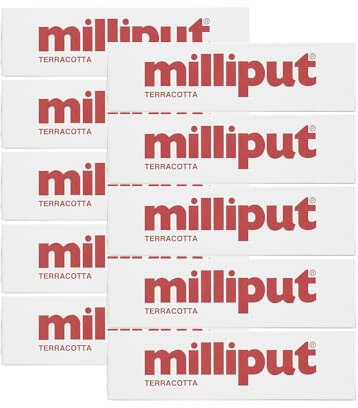 Milliput Epoxy Putty - Terracotta 113.4g Kit - Pack of 10
