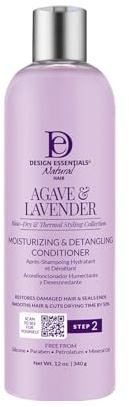 Design Essentials Agave & Lavender Moisturising & Detangling Conditioner, 341 ml
