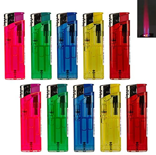 Bulentini Sturmfeuerzeug Turbo Flamme VILNA, Jet Flame Turbo Feuerzeug Torch 1-10 (2X (10 Feuerzeuge))