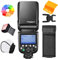 Godox TT685IIC Flash pour Appareil Photo Canon TT685II-C 2.4G HSS GN60 Flash Sans fil Compatible avec Les Appareils Photo Numériques Canon 6D 7D 50D 60D 500D 550D 600D 650D 1000D 1100D 1DX 580EX II 5D