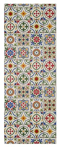 Alfombra Vinílica PVC Pasillo Cocina AMALF Antideslizante 52x100 cm Terrazo