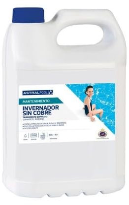 INVERNAJE SIN Sulfato DE Cobre, Especial Poliester, Lamina, Liner, CLORADOR SALINO - ASTRALPOOL