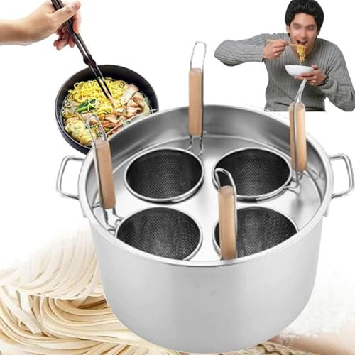 Pentole Commerciali Per Noodle Boiler, Set Cuoci Pasta Commerciale Pentole, Cuoci Pasta Multifunzionale Con Divisore E Colino Scolapasta, Pentola In Acciaio Inossidabile, Ristorante