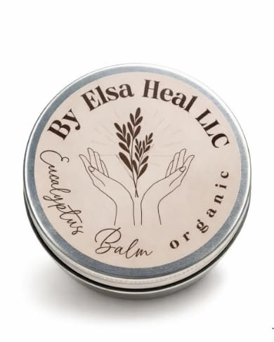 BY ELSA HEAL LLC eucalyptus balm, 1 Ounce (Pack of 1), off white