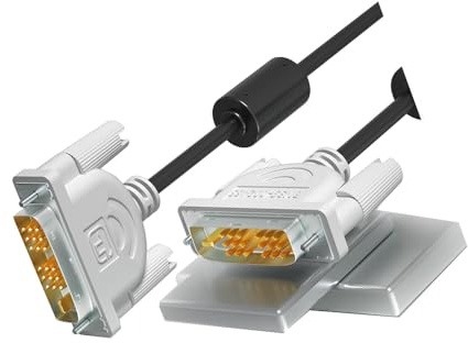 VIVOCH 1.4M DVI Cable, Host Graphics Card Connected to Monitor Universal Cable 18+1 High-Definition Cable