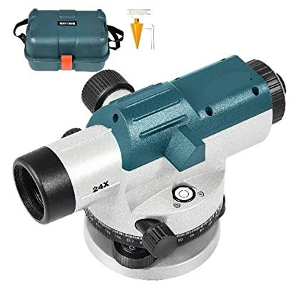 Niveau optique automatique 24X &Kit de niveau automatique d'ouverture 26X 40 mm avec compensateur magnétique amorti et verrouillage de transport(24X)