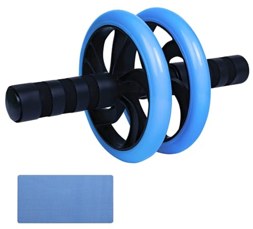 Dalekana AB Wheel Roller, Exercise Abdominal Fitness Wheel, Work-out Strength-Training Roller, 11W, Blue
