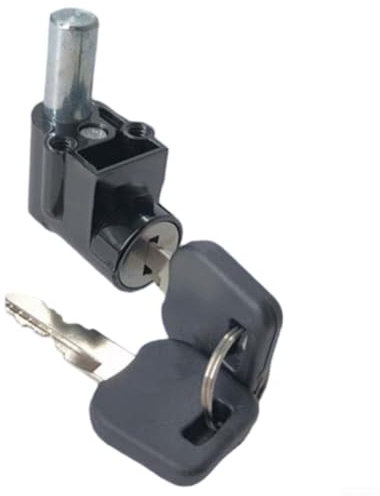 Yhenlovtt Boîtier de batterie avec verrou d'alimentation et clé pour pièces de vélo électrique, compatible avec 1 et 2 boîtiers de batterie, pièces de vélo électrique faciles à installer (20 mm)