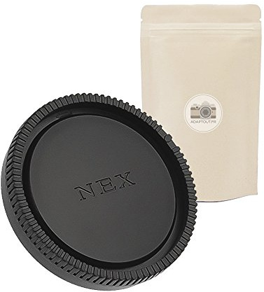 NEX O Bouchon Cache Arrière pour Objectif Sony NEX (Monture E) - ADAPTOUT Marque FRANÇAISE