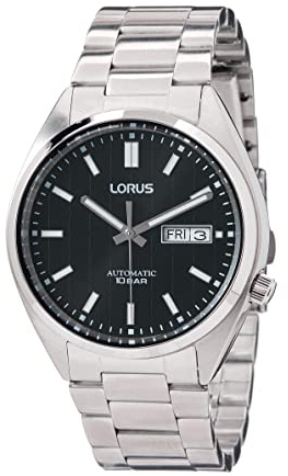 Lorus Herren-Uhr Automatik Edelstahl mit Metallband RL491AX9