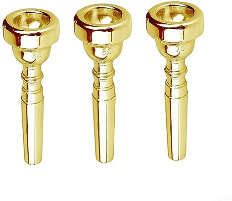 Metall Trompete Mundstück, 3PCS Professionelle Trompete Mundstück 3C 5C 7C Größen Bach Anfänger Exerciser Teil Performance Zubehör Musikinstrument Zubehör