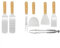 Kit Barbecue 7 Pièces – Ustensiles Barbecue en Acier INOX – Spatule Barbecue, Spatule Plancha INOX, Pince Barbecue – Accessoires Plancha et Ustensiles de Cuisine INOX pour Gril & Plancha