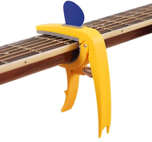 Capo de Guitare,Outils d'Apprentissage de Guitare | Pince Réglable Pratique pour Débutants Amis Élèves Cours École de Musique