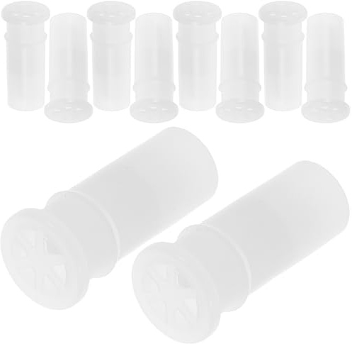 Toddmomy Silbato de Repuesto Chirriador para Fiesta, Boquilla de Trompeta Mediana 50 Unidades, Tubo de Ruido para Juguetes y Entrenamiento, Accesorios para Eventos Deportivos y Juegos