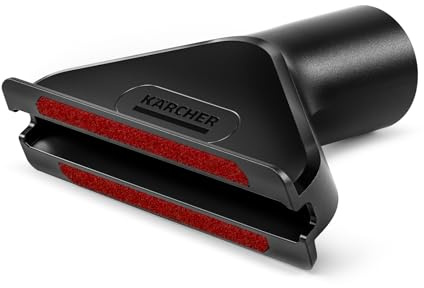 KÄRCHER Boquilla para tapicería Original para aspiradora en seco y húmedo, para Eliminar la Suciedad en Superficies Textiles en el Coche y el hogar, Color Negro