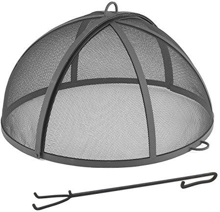 Good Directions Fire Pit Spark Screen Hinged for Easy Access