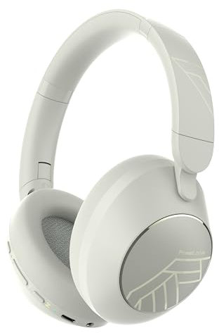 PowerLocus Wireless Headphones Over Ear, Bluetooth Headphones, 4 EQ Modes, 70H Playtime, Hi-Fi Stereo, ENC with Microphone, Soft Memory Foam Earmuffs, Foldable for iPhone/PC/Travel/TV (Sand)