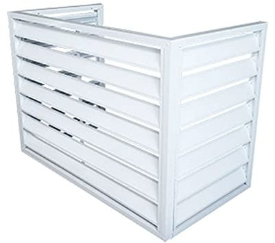 Noise Reduction Fence to Hide air Conditioner, Pipe Cover for Outdoor Unit - Protect and beautify your AC with this cover.