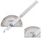 Angle Protractor, Stainless Steel Angle Ruler, 0-180 Degrees Angle Finder Tool Angle Measuring Tool, Woodworking Ruler Craftsman Angle Measure Tool
