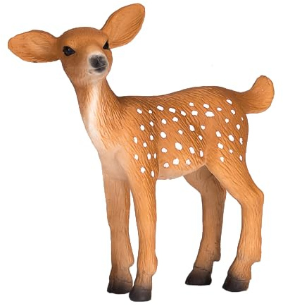 MOJO - White Tailer Deer Fawn | Hand-Painted Toy Figure | Woodland Collection | True to Life & Highly Detailed | Designed in UK