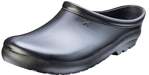 Sloggers Waterproof Garden Clogs for Women – Traditional Garden Clogs with Premium Comfort Support Insole, (Black), (Size 8)
