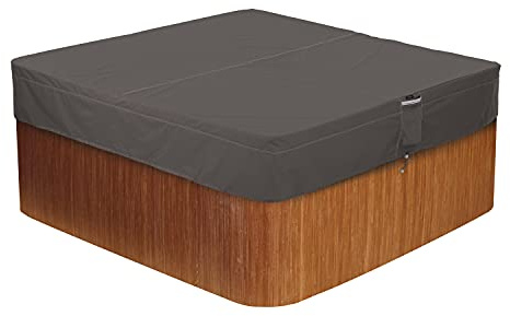 Classic Accessories Ravenna Water-Resistant 86 Inch Square Hot Tub Cover, Patio Furniture Covers