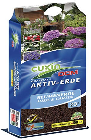 5 x 20 Liter CUXIN DCM Aktiv-Erde Blumenerde Haus & Garten in verschiedenen Größen