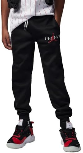 Nike Jordan Jumpman Sustainable Pantalon pour Enfant Noir, Noir/Blanc, S
