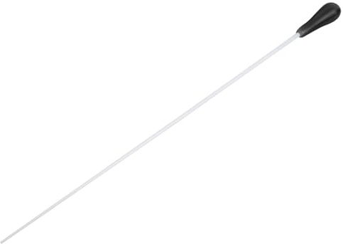 Music Conductor Baton Professional Fibre Glass Orchestra Conducting Baton Concert Conducting Baton with Handle (Black)