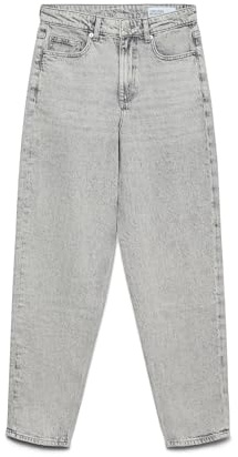 Vero Moda Vmtessa Hr Mom Jeans Ra207 Ga, Ljusgrå denim, 32W x 32L