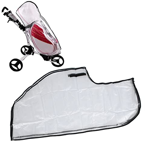 POENVFPO Cubierta Impermeable de Bolso de Golf, Transparente y Anti-Polvo, Cubierta de Lluvia Portátil de PVC para Viajes, Deportes al Aire y Protección Diaria