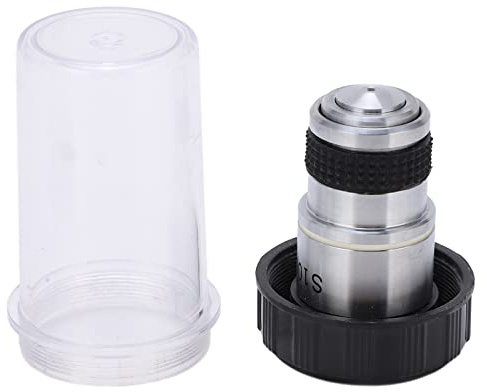 Objectif Microscope Immersion 100x 1.25 Haute Définition Large Champ de Vision pour Laboratoires Biologie avec de Cèdre Inclus