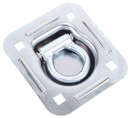 UKCOCO Anelli Per Ancoraggio Pesante Integrati Per Furgoni e Camion Montaggio Filo Con Ganci Resistenti in Inox Per Rimorchi Camper e Carichi Intensi