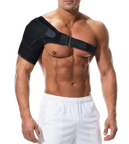 Attelle epaule, Epauliere tendinite epaule, Attelle Épaule à Bandage Réglable - Soulager la douleur à l'épaule, lésion de la coiffe des rotateurs - Homme et Femme - Fit l'épaule Gauche et Droite