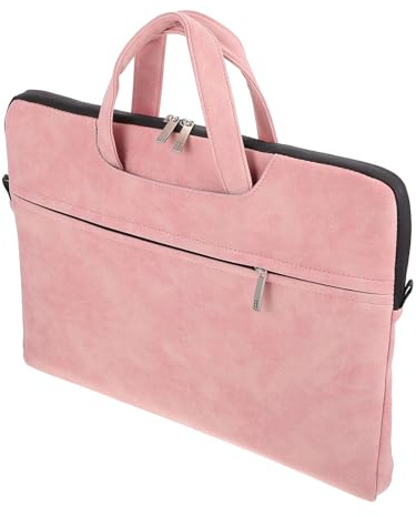 GAROZATION Borsa Porta Computer Portatile Donna in Materiale Sintetico Rosa, Resistente ai Graffi, Protezione Contro Polvere e Sporco, Stile Classico e Semplice per Uso Quotidiano