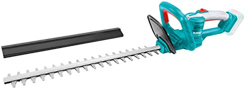 TOTAL - Cortasetos Eléctrico - A Batería P20S de 20 V - Máquina de Podar Portátil Especial para Jardín - Cuchillas de 450 mm - Máxima Capacidad de Corte de 19 mm