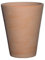 Hentschke Keramik Pflanztopf/Pflanzkübel frostsicher Ø 25 x 30 cm, Terracotta, 008.030.53 Blumenkübel für Draußen + Innen - Made in Germany