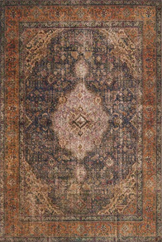 Loloi Loren Collection LQ-02 Plum/Multi 5'-0 x 7'-6 Area Rug
