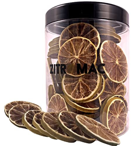 90gr Lima Deshidratada para Coctel, Fruta Deshidratada sin Azúcar para Coctel, Decoración, Repostería, Navidad, Bebidas - Rodajas de Lima Seca 100% Natural sin Aditivos.