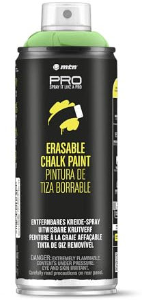MONTANA Colors MTN PRO Chalk (Pintura Borrable Base Agua) Verde Valle - Spray 400 ml