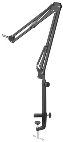 Osmond 35 cm höjdökning modell mikrofon bomarm med bordsstativ för podcasting, radio och studioljud, B