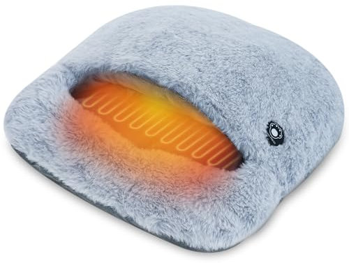 Aceshop Electric Heated Foot Warmers, Upgraded Feet Warmer with 3 Temperatures USB Charging, Anti-Slip Sole for Women & Men