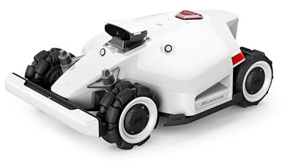 MAMMOTION LUBA 2 AWD 3000 Rasenmäher Roboter (2024 Version), Mähroboter ohne Begrenzungskabel für Rasenflächen bis 3000 m², 3D Vision+RTK Fusion-Mapping, 80% Steigung, Schnitthöhe 25-70mm