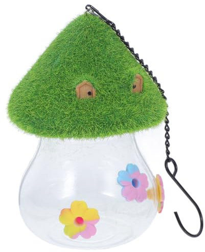 Happyyami -futterspender für Draußen – Bienenfütterungsöffnung Gartendeko und Leicht Nachfüllbarer Futterspender