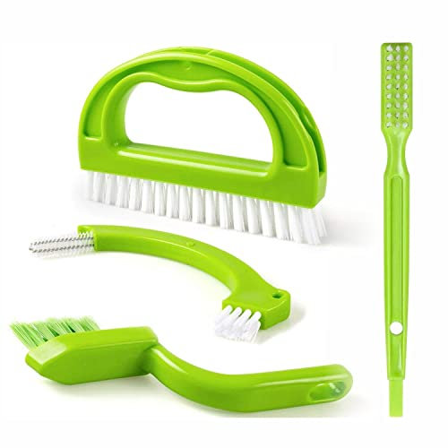 Generic Brosse de nettoyage 3 en 1 pour joints de carrelage, brosse à récurer la saleté à poils rigides, pour une utilisation multifonction, la cuisine, la maison et le carrelage