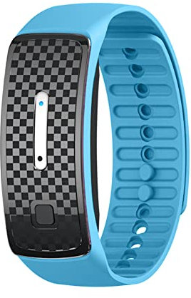 Uposao Bracelets anti-moustiques à ultrasons - Chargement USB - Bracelets répulsif anti-moustiques - Pour l'intérieur et l'extérieur - Camping - Randonnée - Pour enfants et adultes - Bleu