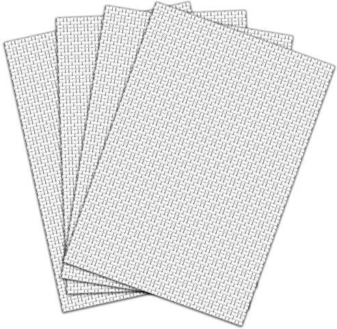 Grillage anti Rongeur et Fin, 4 Pièces Grille Rigide et Inox anti Souris - 20 Mailles - Anti les Insectes Rats Dans le Jardin - 210 x 300 mm