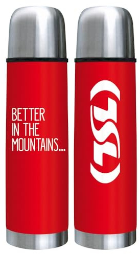 TSL Gourde ISOTHERME, Botella Térmica Unisex Adulto, Rojo, 0,50 L