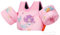 MoKo Kinder Schwimmflügel, Cartoon Schwimmweste mit Schultergurt Schwimmtraining Jacke Schwimmend Badeanzug Schwimm Zubehör mit Pfeife für 13-30lbs Jungen Mädchen, S - Rosa Muschelmeerjungfrau